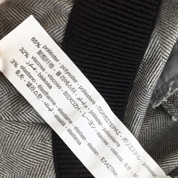 NWT Zara Herringbone Jogger Waist Pants Size M - Picture 11 of 16